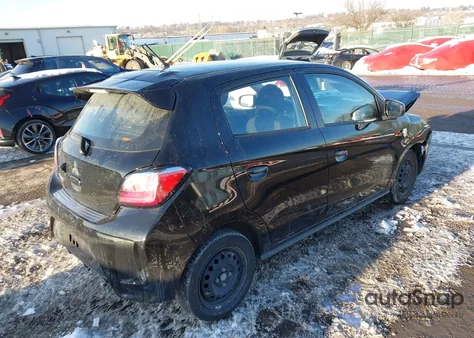2023 Mitsubishi Mirage Es/Le z USA, uszkodzony, nr VIN ML32AUHJ1PH002493